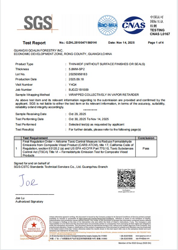 8、carb&epa test report(每页都截图排成一排) 1