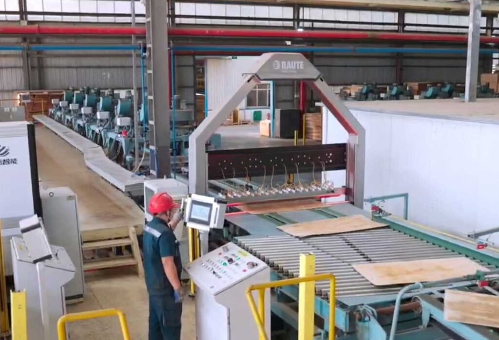 8、plywood production line